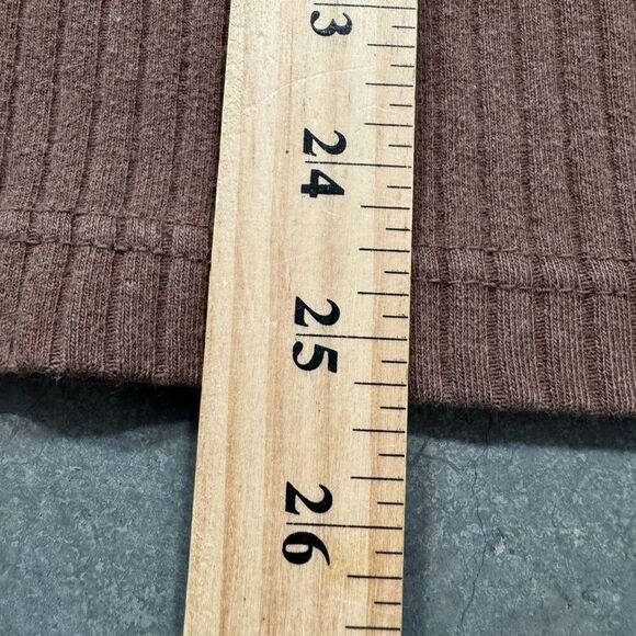 Abercrombie & Fitch Brown Long Sleeve V-Neck Pullover Size Medium Muscle Fit - Picture 7 of 7